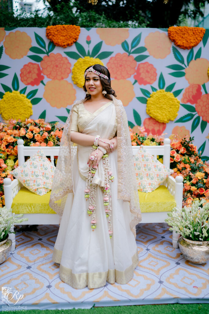 The Pastel Princess look bride on her Gaye Holud